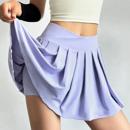 Vani Pleated Skort – Women's Athletic Mini Skirt Shorts