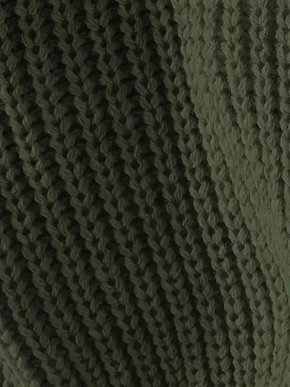 Viona Crop Sweater – Soft Blouson Mock Neck Knit