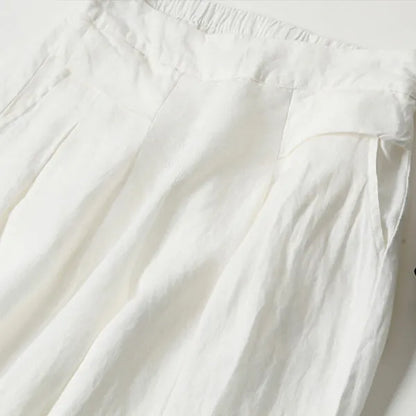 Calça Bellamy Cintura Alta Perna Larga - Conforto Premium