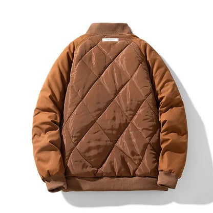 Vertex Padded Bomber Jacket – Quilted & Oversized