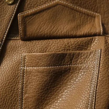 Romana Faux Leather Jacket – Cruelty-Free & Tailored