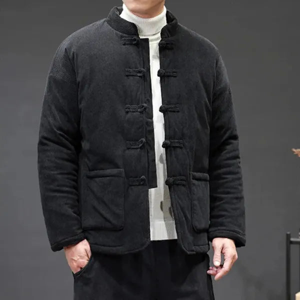 Kai Corduroy Jacket – Tang Suit-Inspired Winter Coat