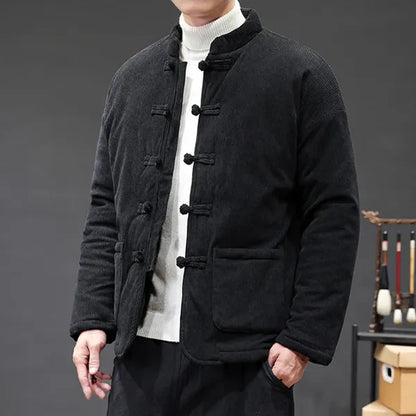 Kai Corduroy Jacket – Tang Suit-Inspired Winter Coat
