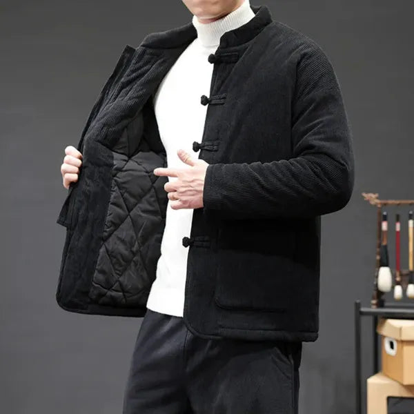 Kai Corduroy Jacket – Tang Suit-Inspired Winter Coat