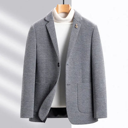 Genoa Wool Coat – Tailored 100% Wool Overcoat