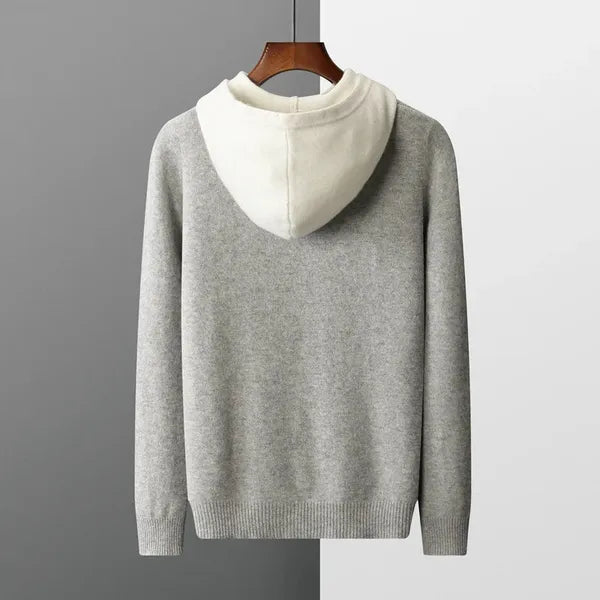 Zenith 100% Pure Cashmere Hoodie – Relaxed Fit