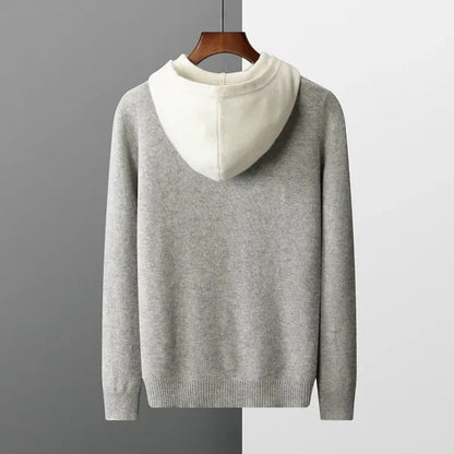 Zenith 100% Pure Cashmere Hoodie – Relaxed Fit
