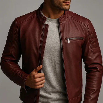 Arctis Premium Leather Zipper Jacket