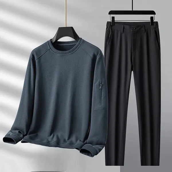 Veron Tracksuit – Soft Two-Piece Pullover & Pants Set