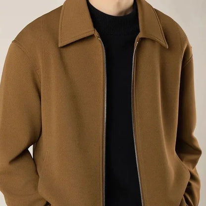 Camvic Jacket – Slim Fit Zip-Up with Turn-Down Collar