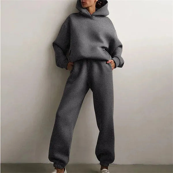 Laura Hoodie Lounge Set – Soft Cotton Blend & Joggers