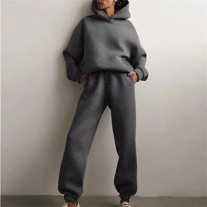 Laura Hoodie Lounge Set – Soft Cotton Blend & Joggers