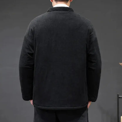 Kai Corduroy Jacket – Tang Suit-Inspired Winter Coat