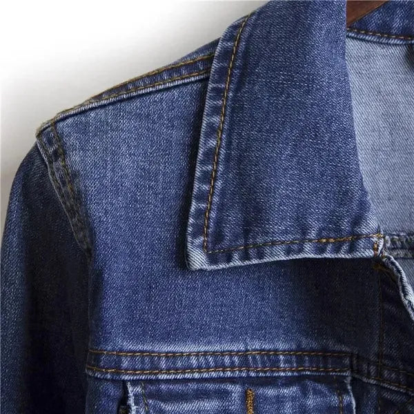 Evane Denim Jacket – Faded Wash Regular Fit