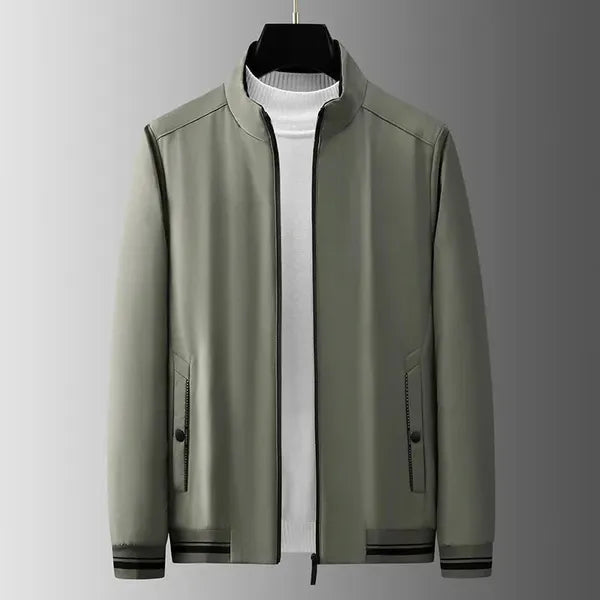 Jaxlin Jacket – Lightweight Stand-Collar Zip Jacket