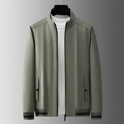 Jaxlin Jacket – Lightweight Stand-Collar Zip Jacket