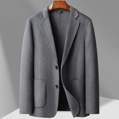 Stanley Wool Coat – 100% Double-Face Wool