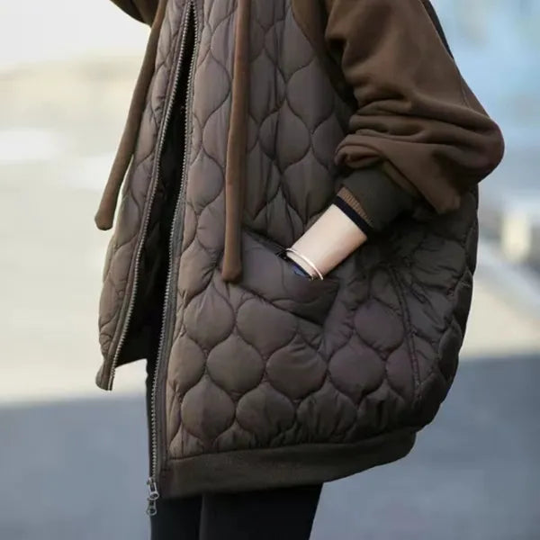 Edena Quilted Jacket – Insulated with Fleece Sleeves