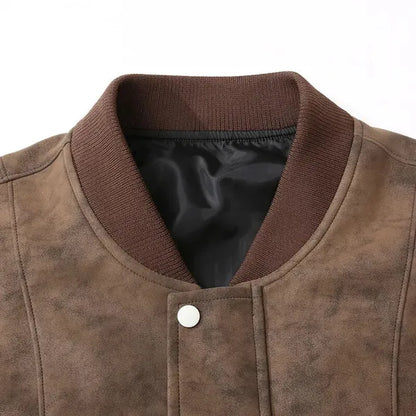 Rowan Leather Jacket – Soft Suede, Relaxed Fit