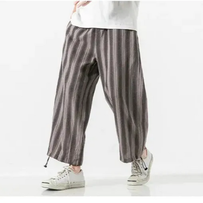 Ichita Harem Pants – Cotton-Linen Streetwear Bottoms