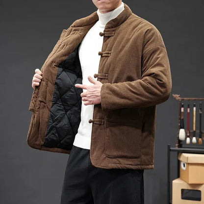 Kai Corduroy Jacket – Tang Suit-Inspired Winter Coat