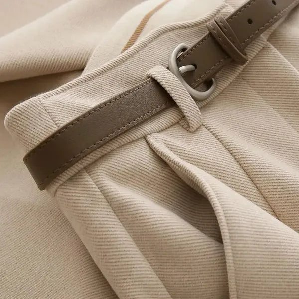 Millie High-Waisted Pleated Trousers