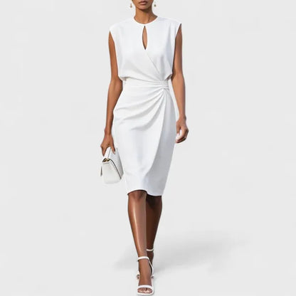 Mirev Fitted Midi Dress – Work to Evening Style