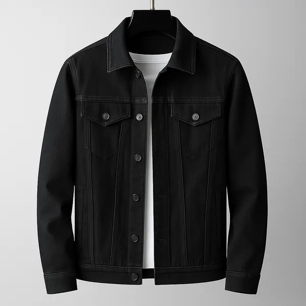 Elvar Denim Jacket – Classic Fit Trucker for Men