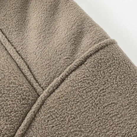 Revan Hoodie – Cashmere Blend High-Pile Fleece Zip-Up