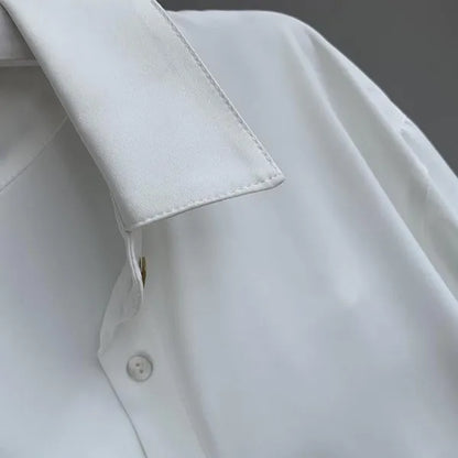 Silara Blouse – Minimalist Button-Down Top for Women