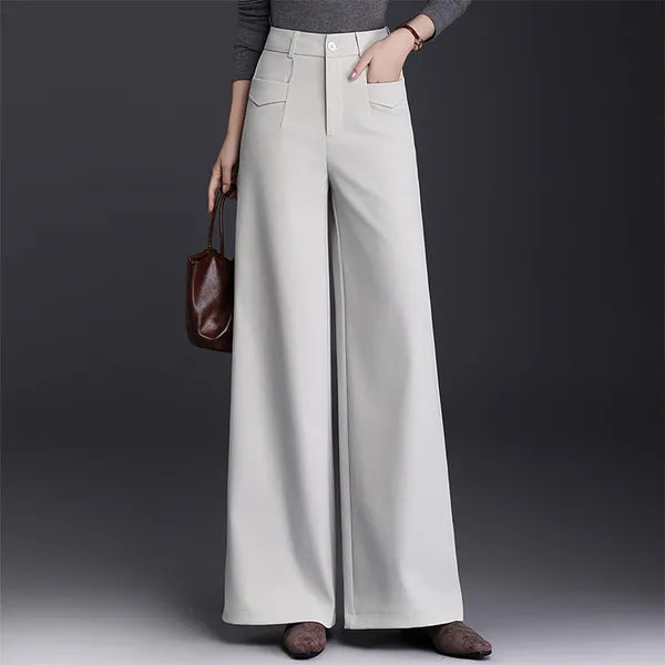 Neor High-Waist Wide-Leg Pants – Fluid & Refined