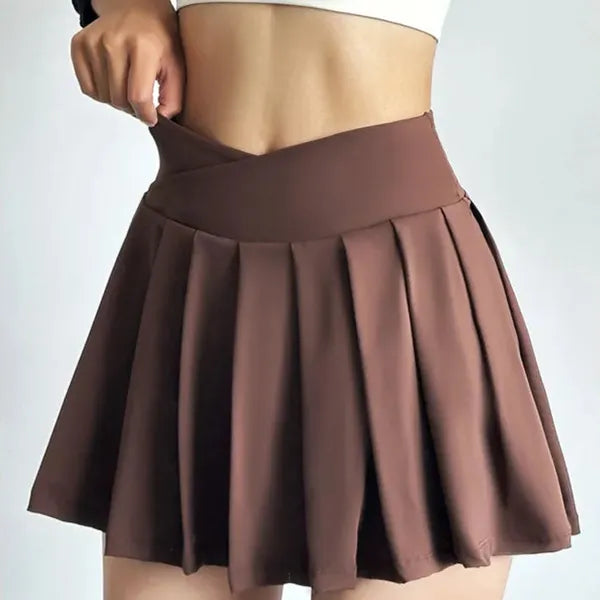 Vani Pleated Skort – Women's Athletic Mini Skirt Shorts