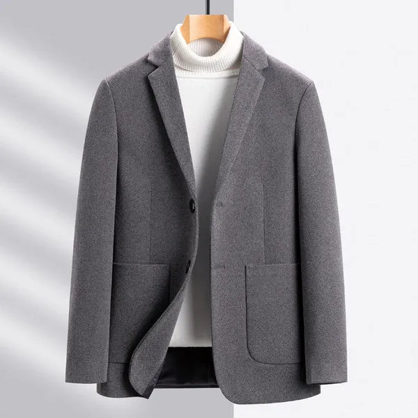 Genoa Wool Coat – Tailored 100% Wool Overcoat