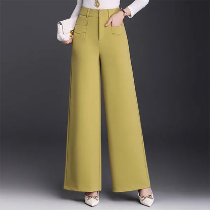 Amra Pants – High-Waist Wide-Leg Tailored Trousers