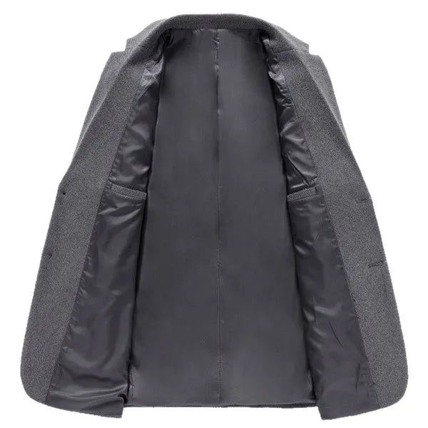 Genoa Wool Coat – Tailored 100% Wool Overcoat