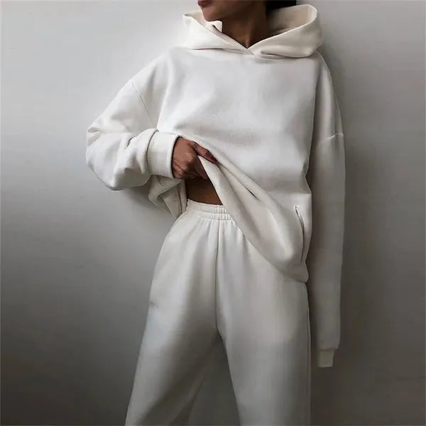 Laura Hoodie Lounge Set – Soft Cotton Blend & Joggers