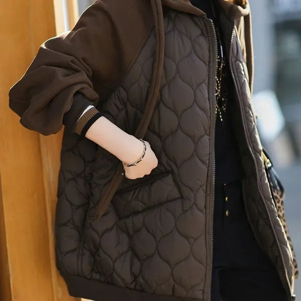 Edena Quilted Jacket – Insulated with Fleece Sleeves