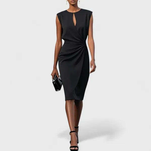 Mirev Fitted Midi Dress – Work to Evening Style
