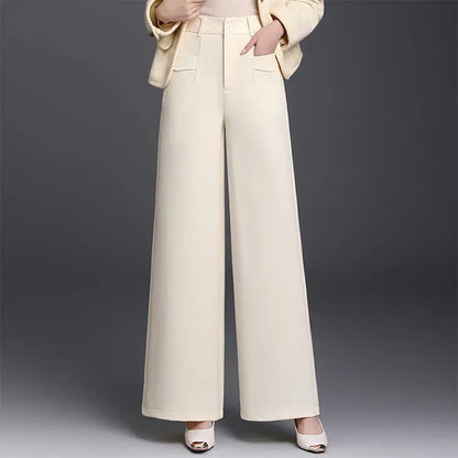 Amra Pants – High-Waist Wide-Leg Tailored Trousers