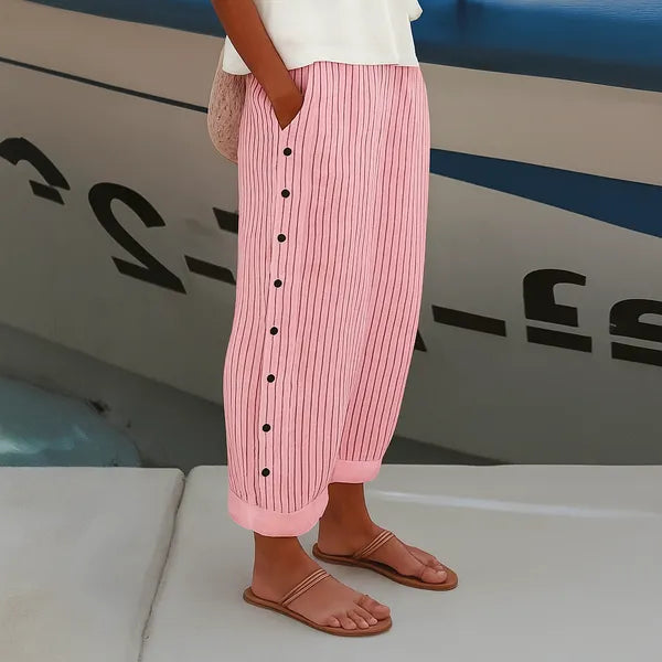 Harlow Straight-Leg Pants – Men's Relaxed Fit with Pockets