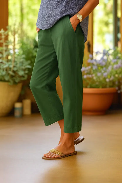 Solana Lightweight Straight-Leg Trousers for Men
