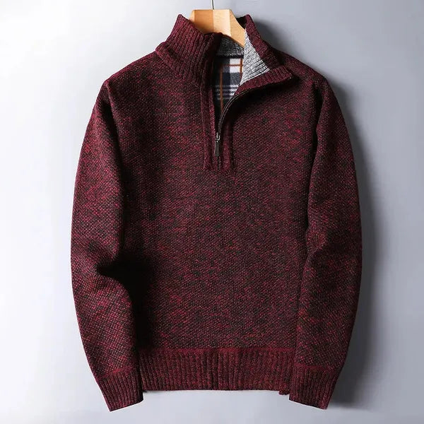 Maer Cardigan – Soft Cotton Quarter-Zip Pullover