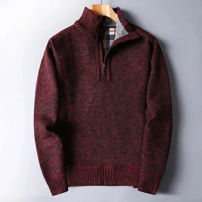 Maer Cardigan – Soft Cotton Quarter-Zip Pullover