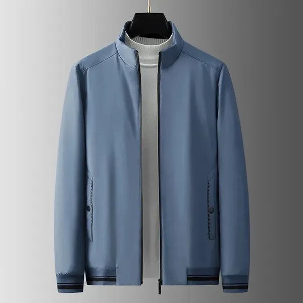 Jaxlin Jacket – Lightweight Stand-Collar Zip Jacket