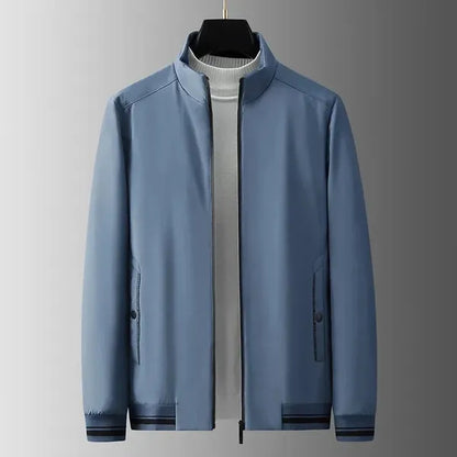 Jaxlin Jacket – Lightweight Stand-Collar Zip Jacket