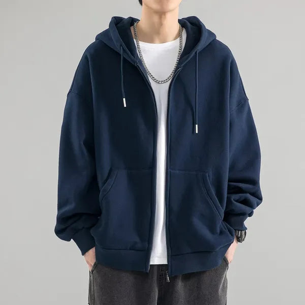 Axten Hoodie – Relaxed Zip-Up for Street Style