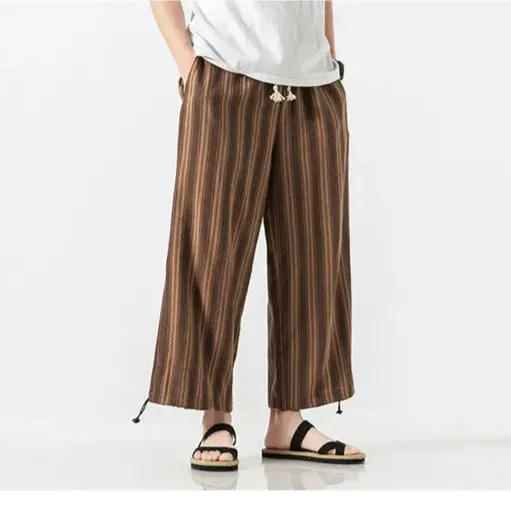 Ichita Harem Pants – Cotton-Linen Streetwear Bottoms