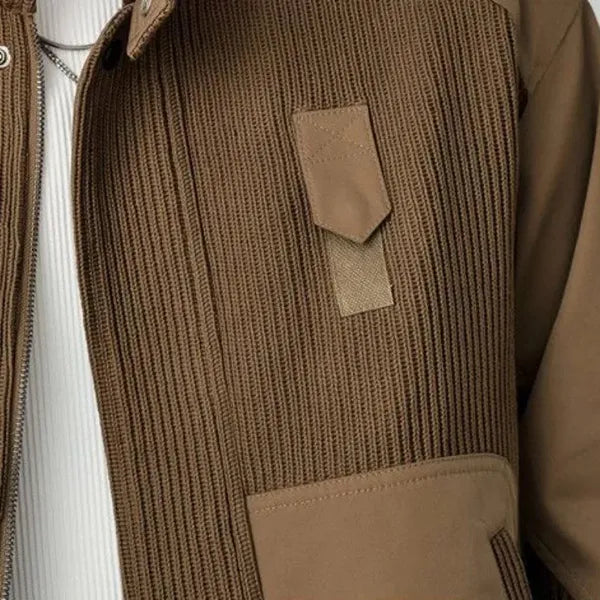 Draven Corduroy Patchwork Jacket