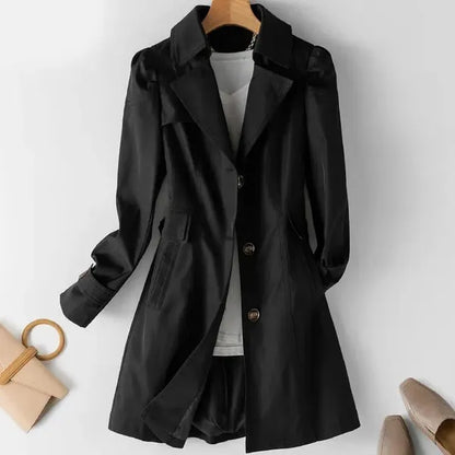 Bella Trench Coat – Water-Resistant & Tailored