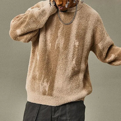 Amric Abstract Cotton Blend Sweater